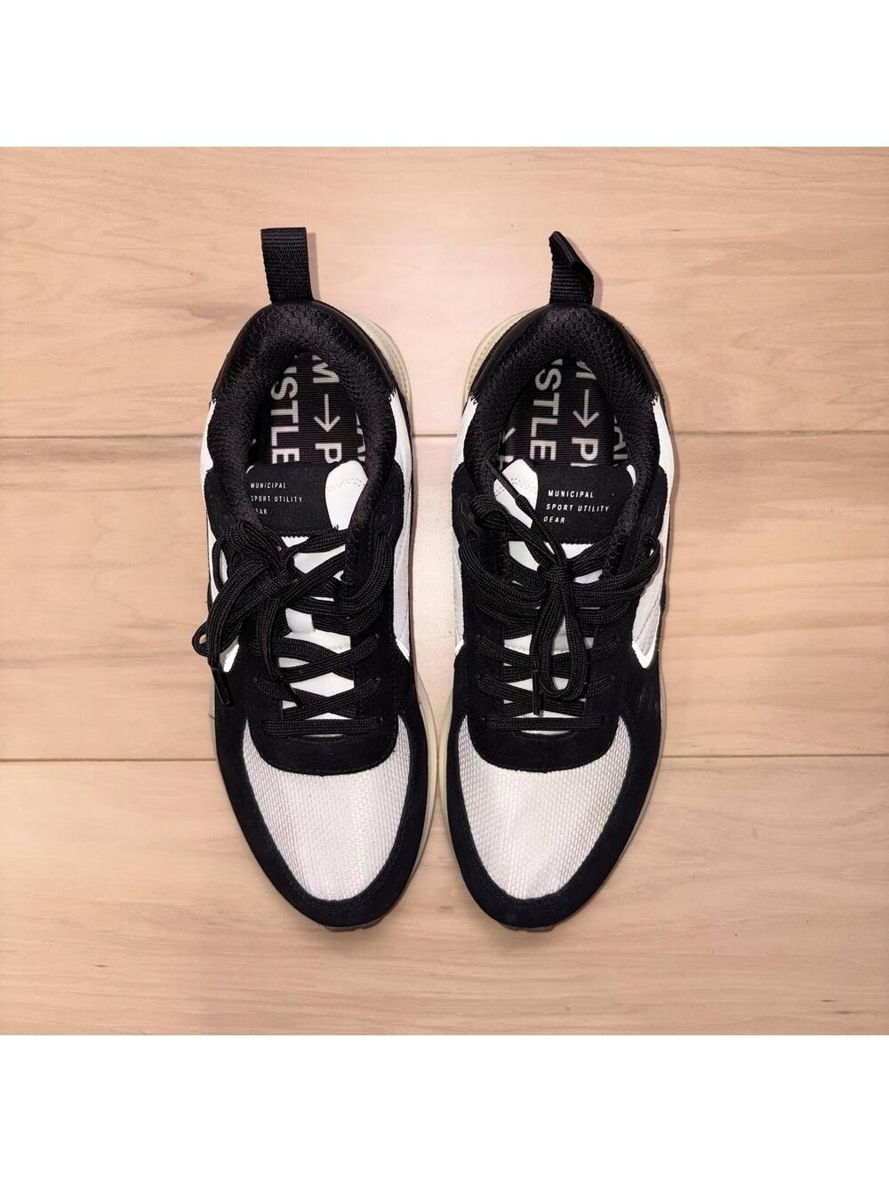 Municipal Origin M.Float Sneakers White Black Natural Men’s Size 11.5 Shoes - Picture 4 of 8